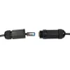 Tīkla kabelis LogiLink CQ7063S RJ-45 Cat6a 3 m melns