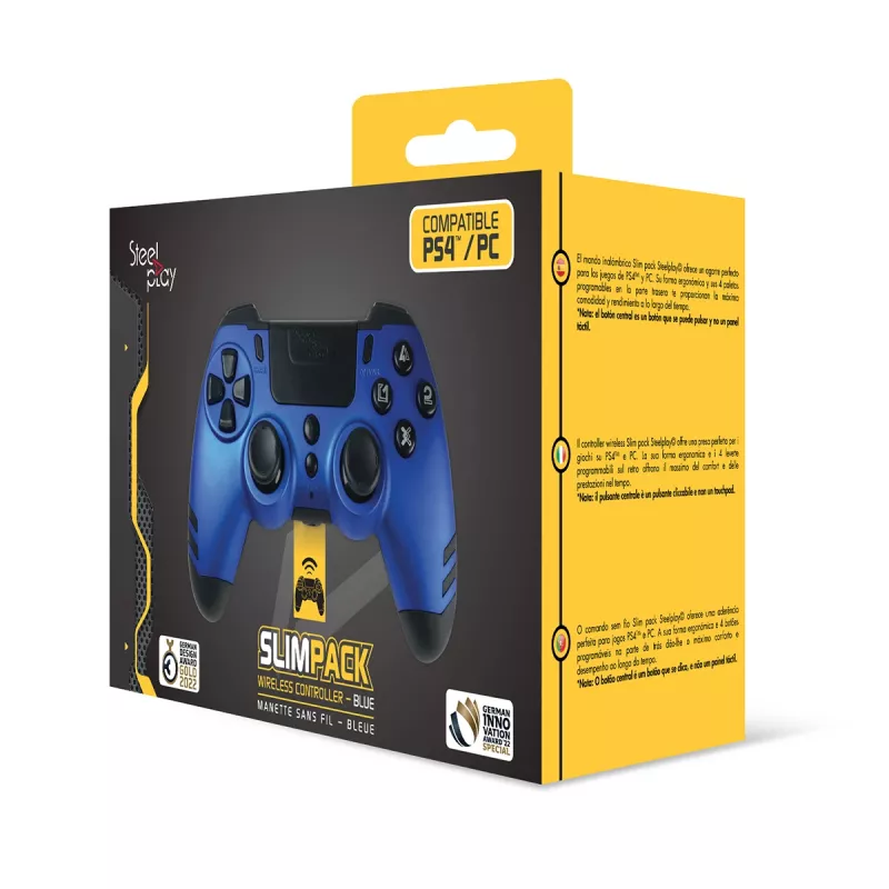 Steelplay JVAMUL00153 Spēļu kontrolieris zils RF spēļu panelis analogs / digitāls PC, PlayStation 4, Playstation 3