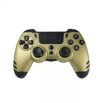 Spēļu kontrolieris Lexip Metaltech Wireless kontrolieris Gold — PC, PS4, RF bezvadu, Micro-USB, iebūvēts LiPo akumulators