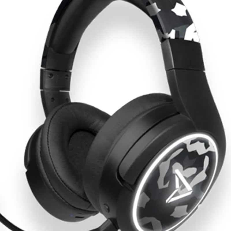 Steelplay Bluetooth austiņas - Impulse Camo (Multi), vadu un bezvadu, 20 - 20000 Hz, spēlēm, 305 g, austiņas, melnas, kamuflāžas