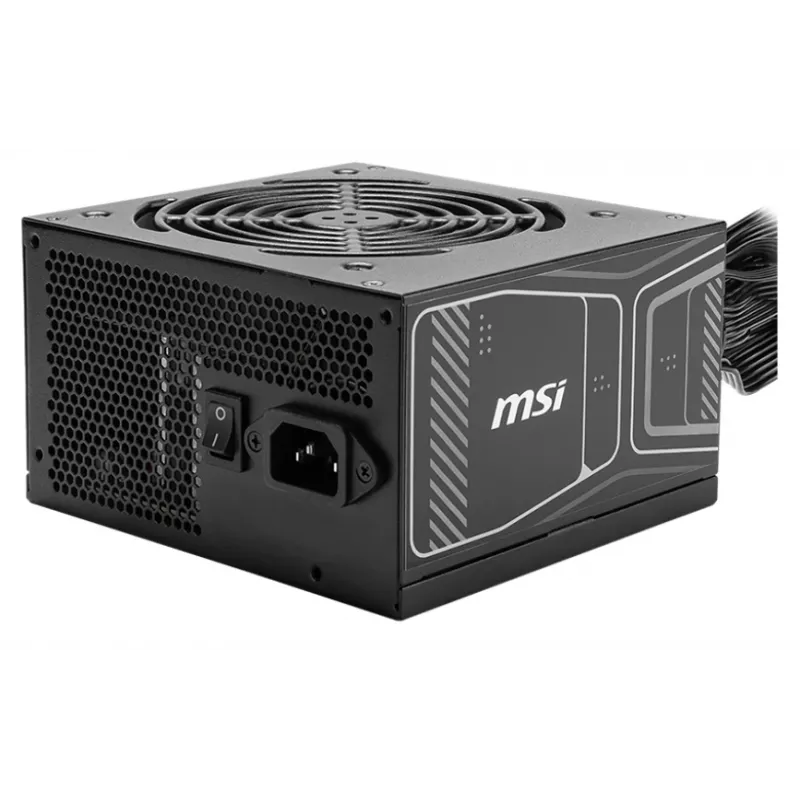 Barošanas bloks MSI MAG A850GN 850 W ATX 20+4 pin, 80 PLUS Gold, nemodulārs, 120 mm ventilators, melns