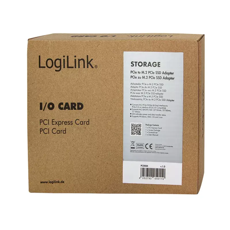 Iekšējais M.2 adapteris LogiLink PC0084