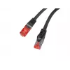LANBERG Cat6 F/UTP (FTP) tīkla kabelis, RJ-45–RJ-45, 1,5 m, melns