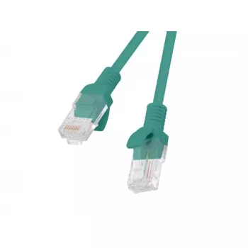 Tīkla kabelis Lanberg PCU6-10CC-0050-G RJ-45 Cat6 0.5m Zaļš