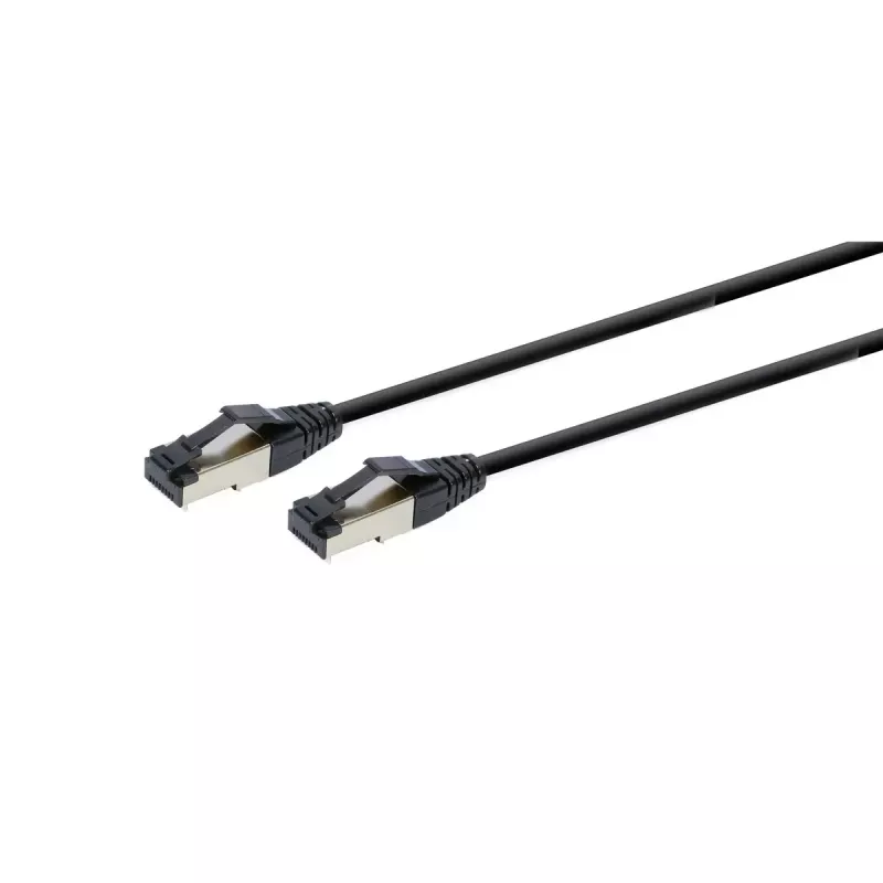 Tīkla kabelis Gembird PP8-LSZHCU-BK-7.5M RJ-45 Cat8 7.5m Melns