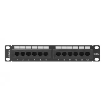Plāksteru panelis 1U Lanberg PPU5-9012-B