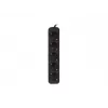 Pagarinātājs Lanberg PS0-05F-0150-BK 1,5m 5 maiņstrāvas rozetes Iekštelpām Melns
