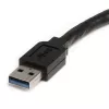 StarTech.com 10m USB 3.0 Active Extension kabelis - M/F, 10 m, USB A, USB A, USB 3.2 Gen 1 (3.1 Gen 1), 5 Gbit/s, Melns