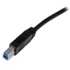 StarTech.com 2m (6 pēdas) sertificēts SuperSpeed USB 3.0 A uz B kabelis — vīr./vīr.