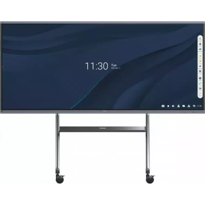 Viewsonic VB-STND-009 izkārtnes displeja statīvs 2,67 m (105 collas) melns, sudrabains