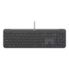 Vadu pilna izmēra tastatūra ar peli Logitech 920-013349 — USB, QWERTY US International, grafīts, 1,8 m kabelis