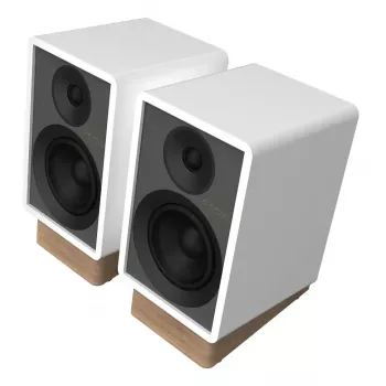 Onkyo 2-way Speaker GX-30ARC — 2.0 channels, Wired & Wireless, 50 W RMS, 55–20000 Hz, pelēka/balta