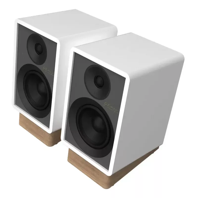 Onkyo 2-way Speaker GX-30ARC — 2.0 channels, Wired & Wireless, 50 W RMS, 55–20000 Hz, pelēka/balta