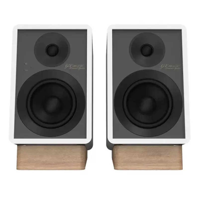 Onkyo 2-way Speaker GX-30ARC — 2.0 channels, Wired & Wireless, 50 W RMS, 55–20000 Hz, pelēka/balta