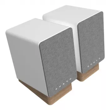 Onkyo GX-10DB 2 ceļu vadu un bezvadu skaļrunis 2.0 30 W, 70–20000 Hz, pelēks/baltss