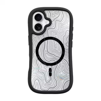 LAUT POP ADVENTURE maciņš iPhone 16 sērijai Vāciņš Melns caurspīdīgs