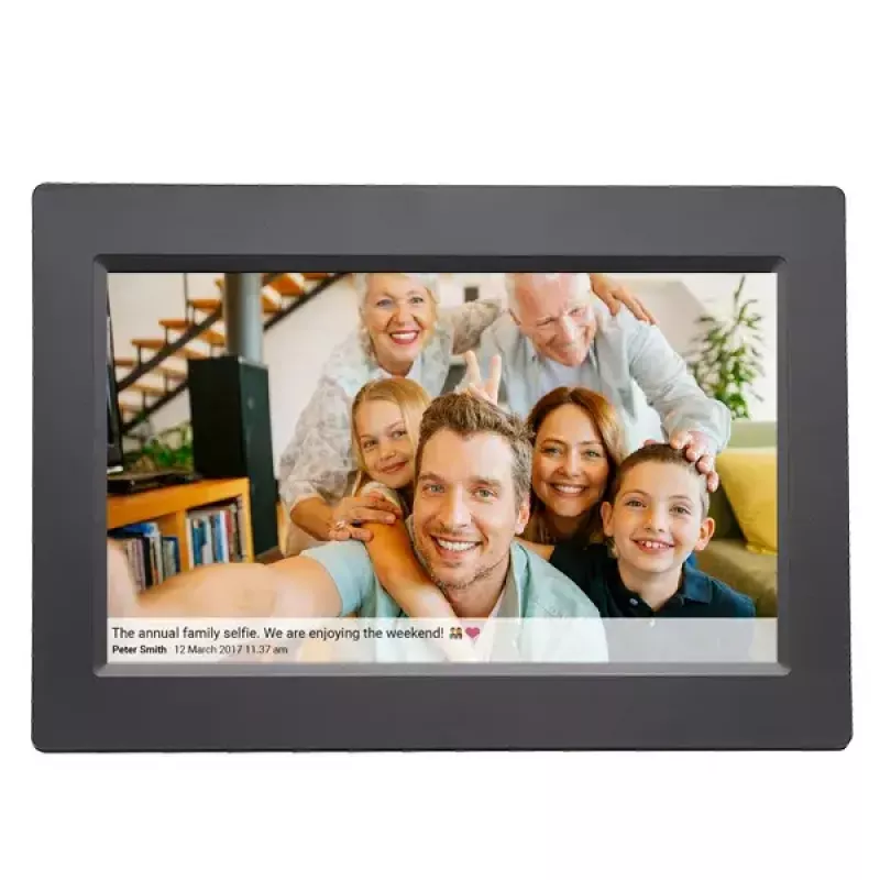 Digitālais foto rāmis Denver PFF-1015B 10,1 collu skārienekrāns Wi-Fi 16GB