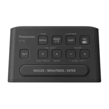 Pulksteņa radio Panasonic RC-D8EG-K melns