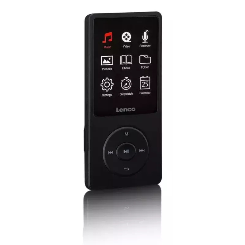 MP3 atskaņotājs Lenco Xemio-669BK 8 GB melns LCD 18 h atskaņošana