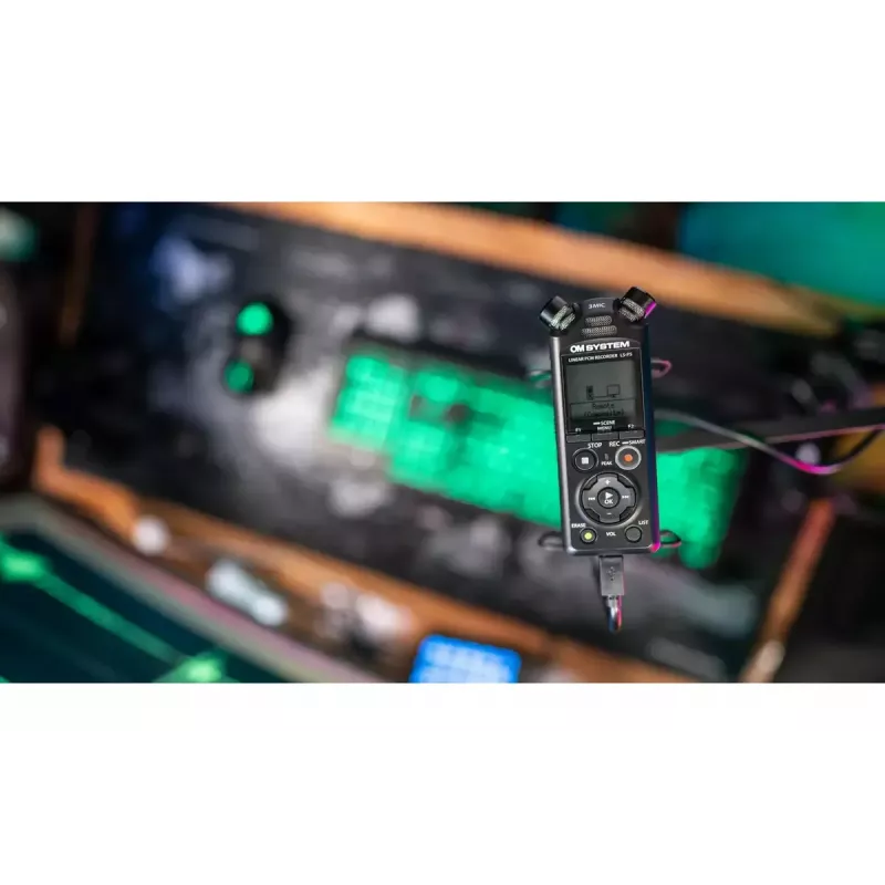 Diktofons OLYMPUS LS-P5 komplekts — 24 bitu audio ieraksts, 8 GB iekšējā atmiņa