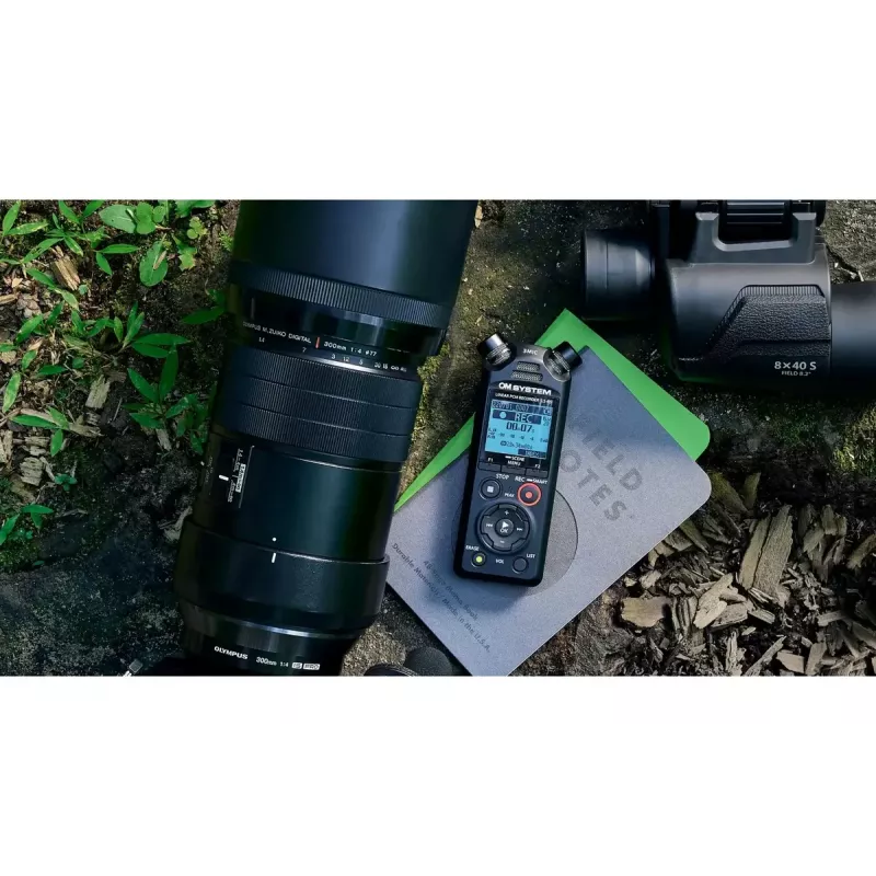 Diktofons OLYMPUS LS-P5 komplekts — 24 bitu audio ieraksts, 8 GB iekšējā atmiņa