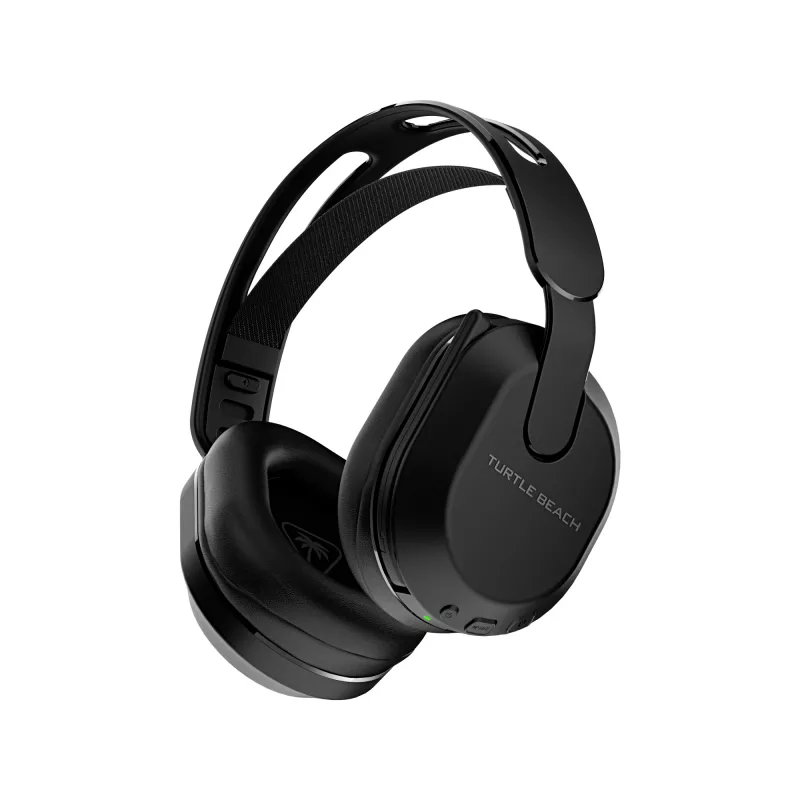 Turtle Beach Stealth 500 Melns PC bezvadu spēļu austiņas ar līdz 40 st. akumulatora darbības laiku un Bluetooth — saderīgas ar datoru, PS5, PS4 un mobilajām ierīcēm