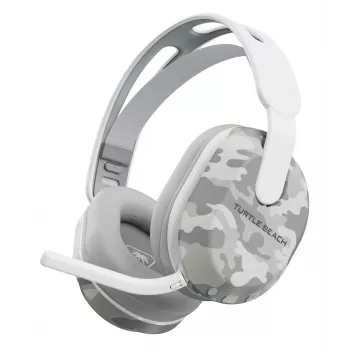 Turtle Beach Stealth 500 Arctic Camo PlayStation bezvadu spēļu austiņas ar līdz 40 stundu akumulatoru un Bluetooth, paredzētas PS5, PS4, PC un mobilajām ierīcēm