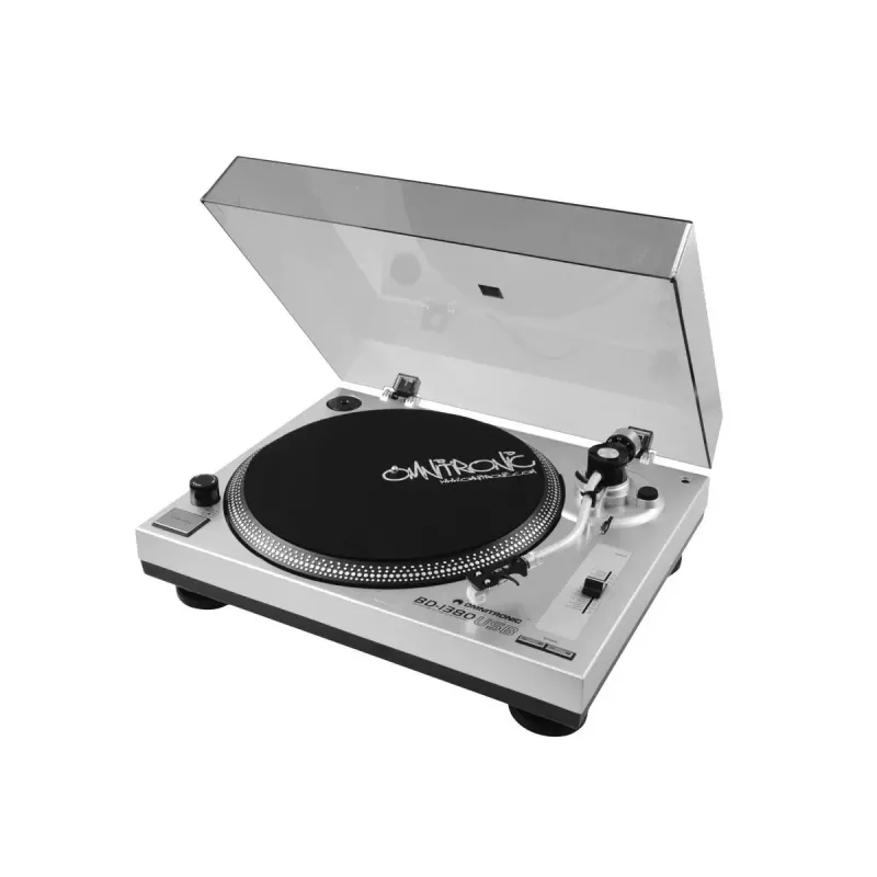 Siksnas piedziņas DJ plašu atskaņotājs Omnitronic 10603043