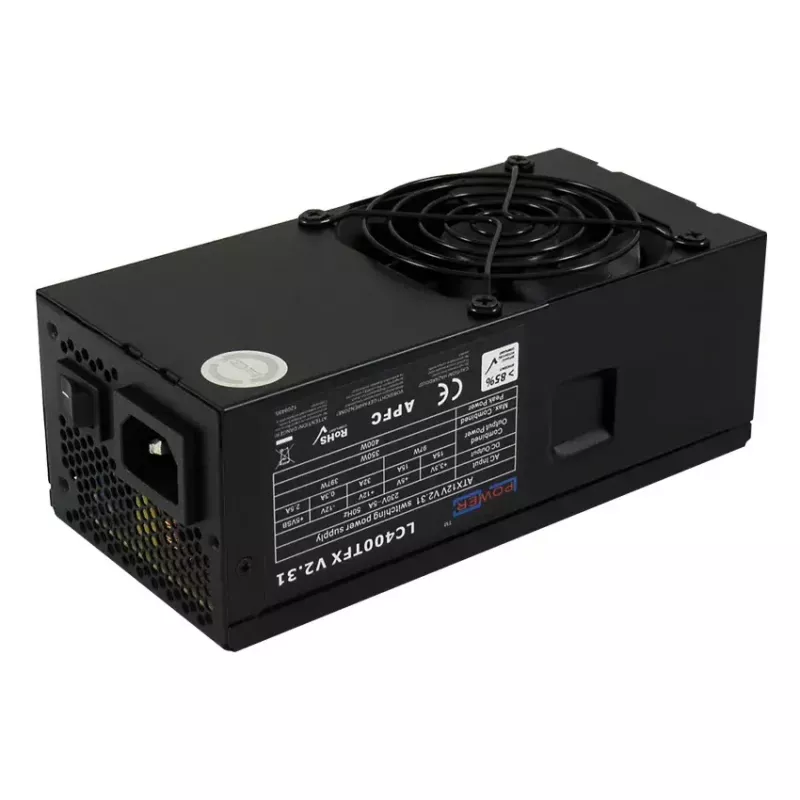 PC korpuss LC-Power LC-1406MB-400TFX Micro Tower melns
