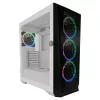 PC korpuss LC-Power Holo-1_X Midi Tower balts