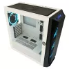 PC korpuss LC-Power Holo-1_X Midi Tower balts