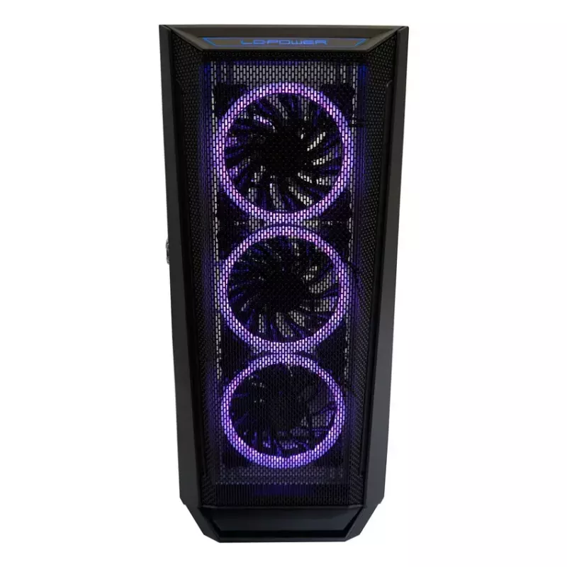 PC korpuss LC-Power Holo-1_X Midi Tower balts