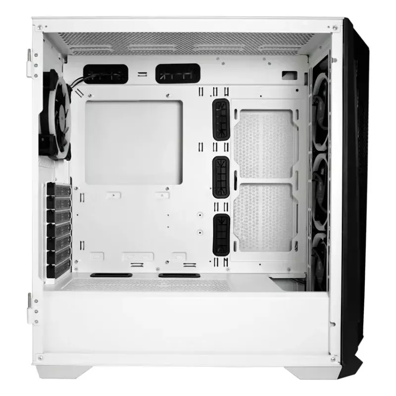PC korpuss LC-Power Holo-1_X Midi Tower balts
