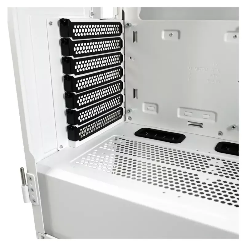 PC korpuss LC-Power Holo-1_X Midi Tower balts