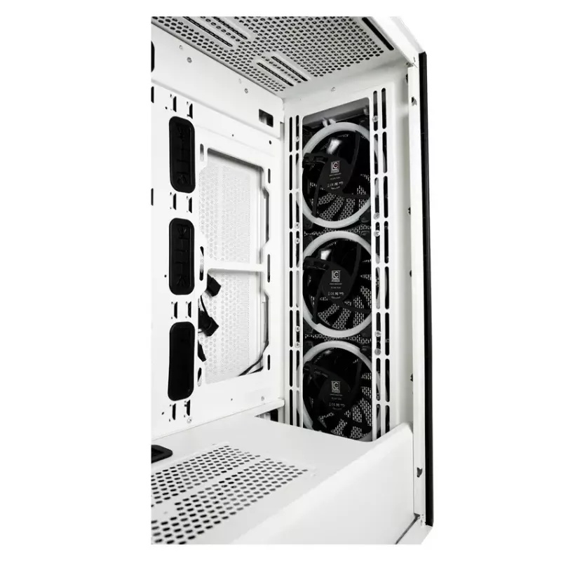 PC korpuss LC-Power Holo-1_X Midi Tower balts