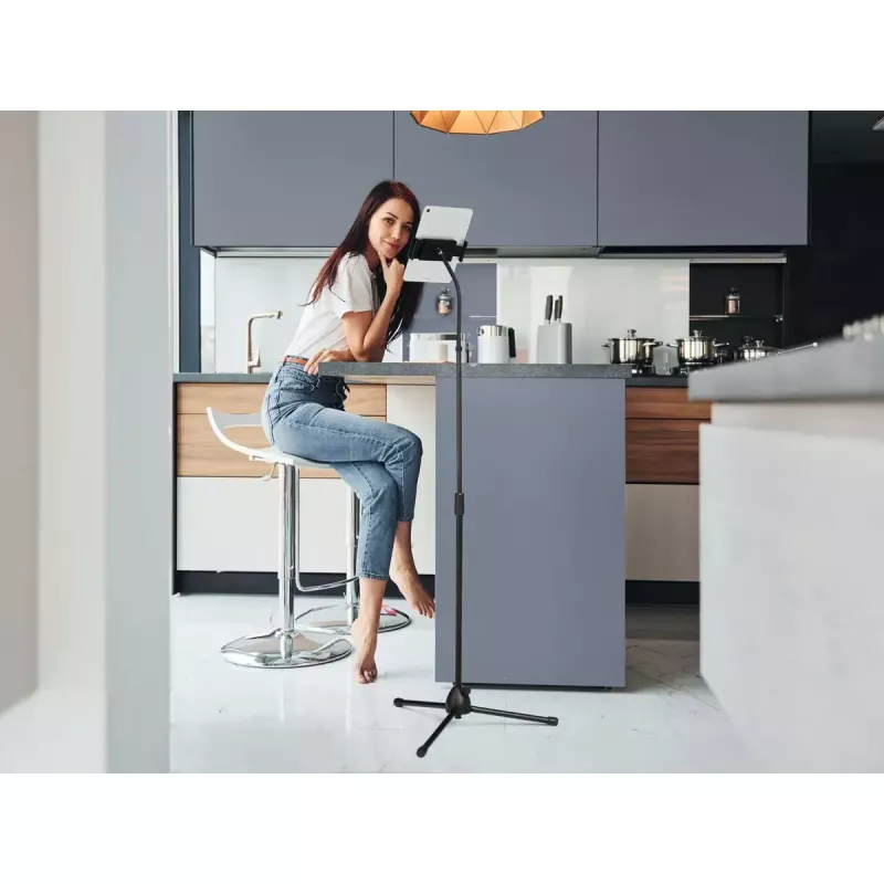 Aktīvais turētājs Durable TWIST 894201 Mobilais tālrunis Viedtālrunis Planšetdators Melns