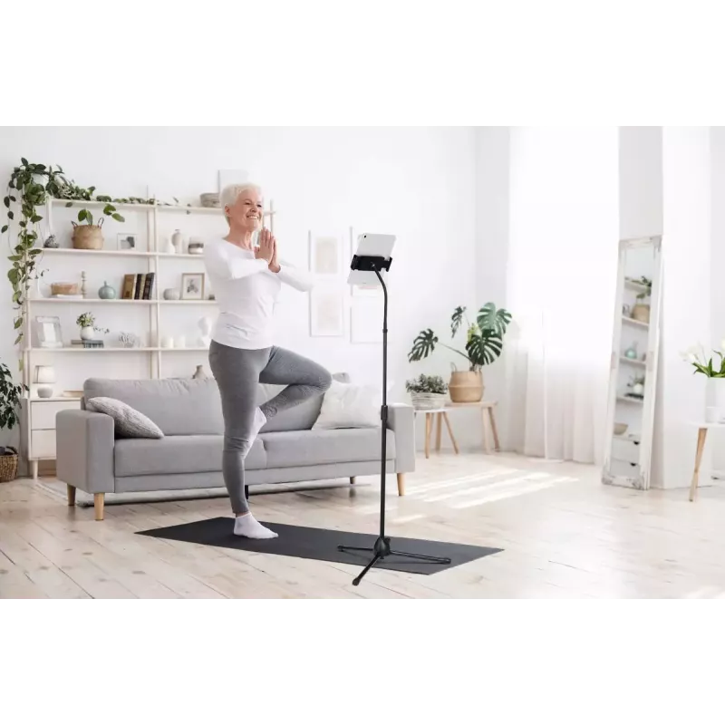 Aktīvais turētājs Durable TWIST 894201 Mobilais tālrunis Viedtālrunis Planšetdators Melns