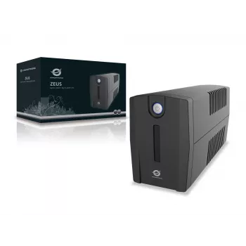 Conceptronic ZEUS 650VA 360W UPS, schuko kontaktligzda, Line-Interactive, 0,65 kVA, 360 W, 220 V, 240 V, 220 V
