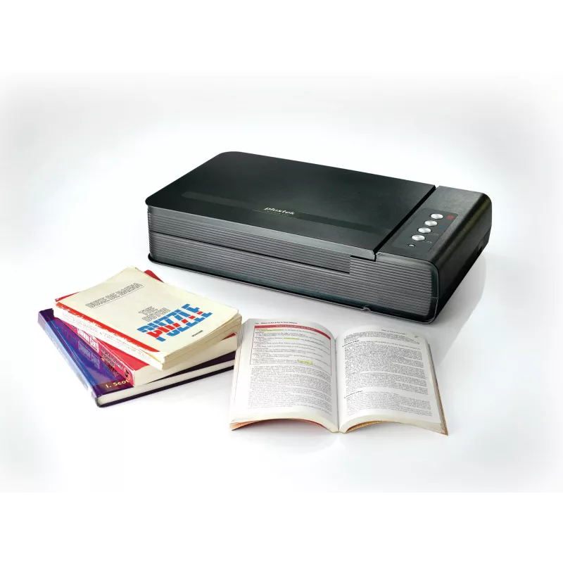 Plustek OpticBook 4800 plakanvirsmas skeneris 1200 x 1200 DPI A4 melns