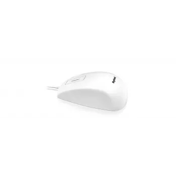 KeySonic KSM-5030M-W pele birojam piemērota abām rokām USB Type-A