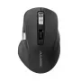 ALOGIC AMBT7KBK bezvadu pele — labrocīga, RF + Bluetooth, 6400 DPI, 7 pogas, melna