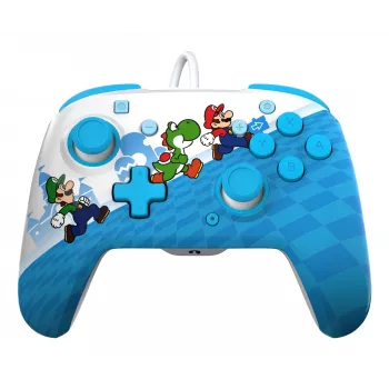 Gamepad PDP Mario Escape REMATCH priekš Nintendo Switch — vadu USB, D-pad, Sākuma poga, Daudzkrāsains