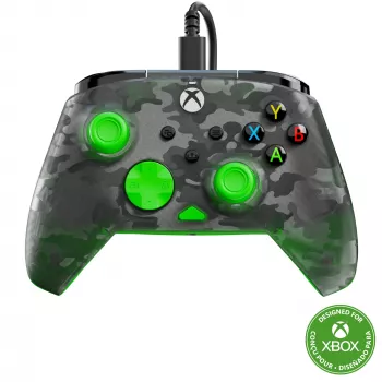 Spēļu kontrolieris Turtle Beach Rematch Core melns zaļš pelēks USB vadu