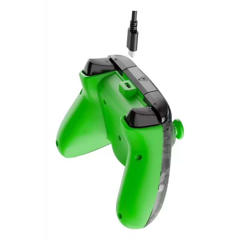 Spēļu kontrolieris Turtle Beach Rematch Core melns zaļš pelēks USB vadu