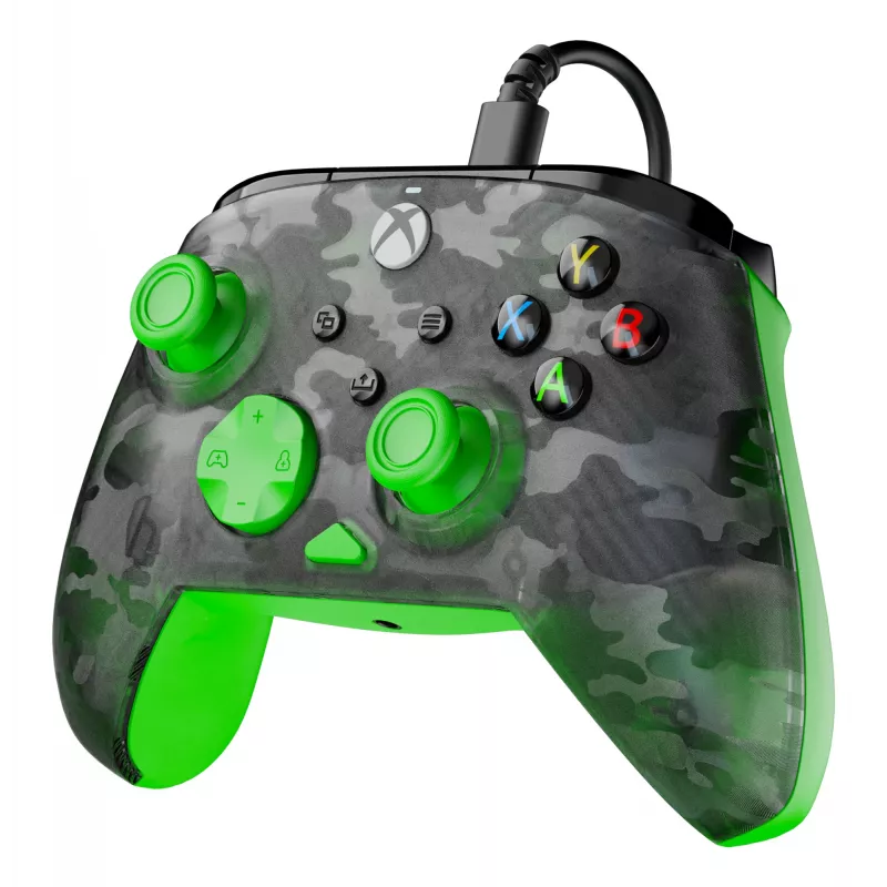Spēļu kontrolieris Turtle Beach Rematch Core melns zaļš pelēks USB vadu