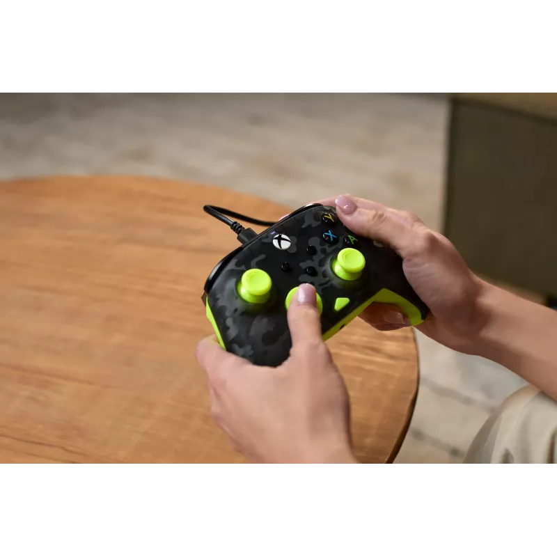 Spēļu kontrolieris Turtle Beach Rematch Core melns pelēks dzeltens USB vadu