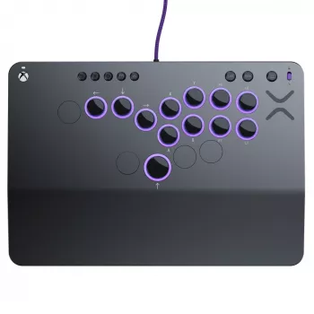 PDP Victrix Pro KO sviras bez cīņas spēļu kontrolieris Pelēks USB Fightstick PC, Xbox Series S, Xbox Series X