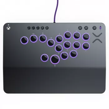 PDP Victrix Pro KO sviras bez cīņas spēļu kontrolieris Pelēks USB Fightstick PC, Xbox Series S, Xbox Series X