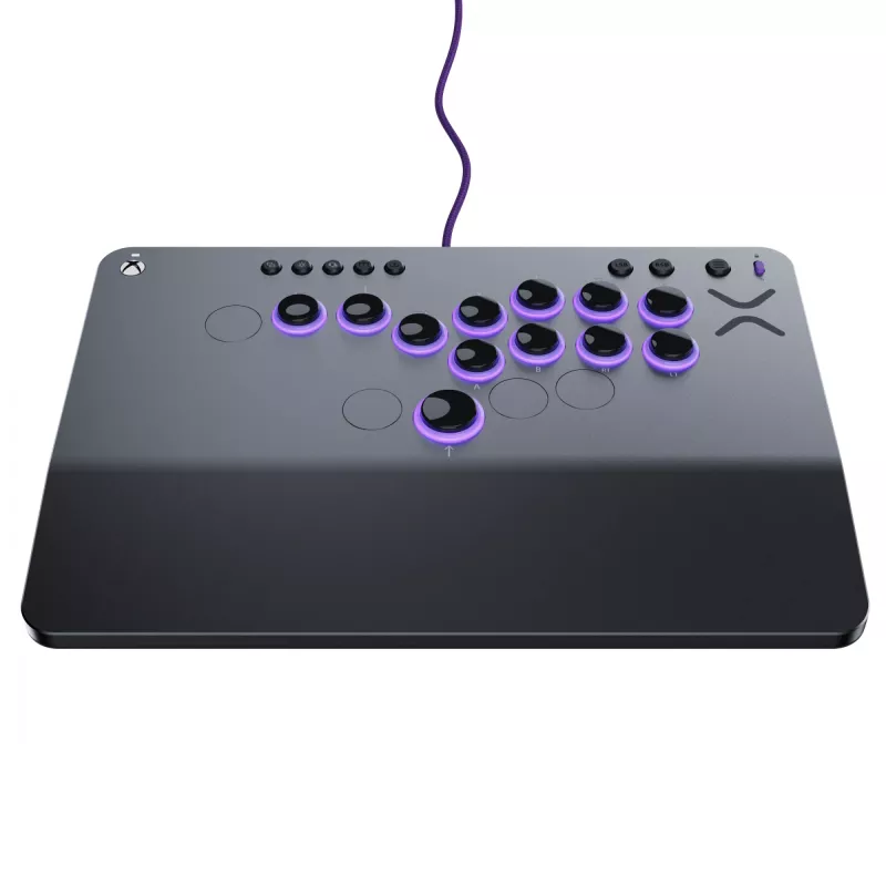 PDP Victrix Pro KO sviras bez cīņas spēļu kontrolieris Pelēks USB Fightstick PC, Xbox Series S, Xbox Series X