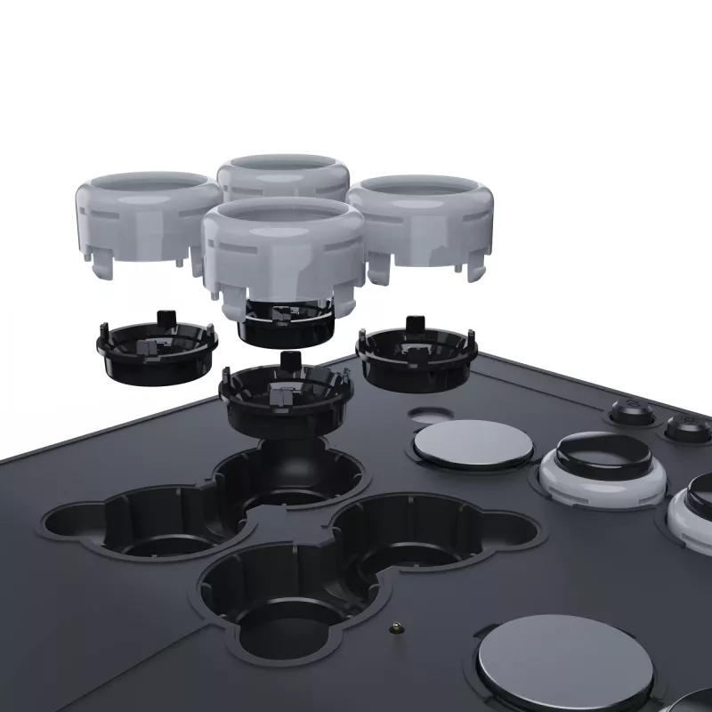 PDP Victrix Pro KO sviras bez cīņas spēļu kontrolieris Pelēks USB Fightstick PC, Xbox Series S, Xbox Series X